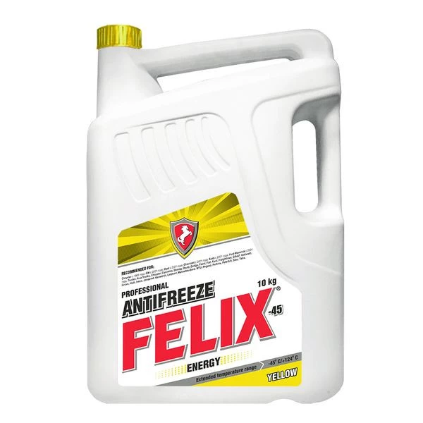 Антифриз Felix Energy G12+ -40°С желтый 10 кг