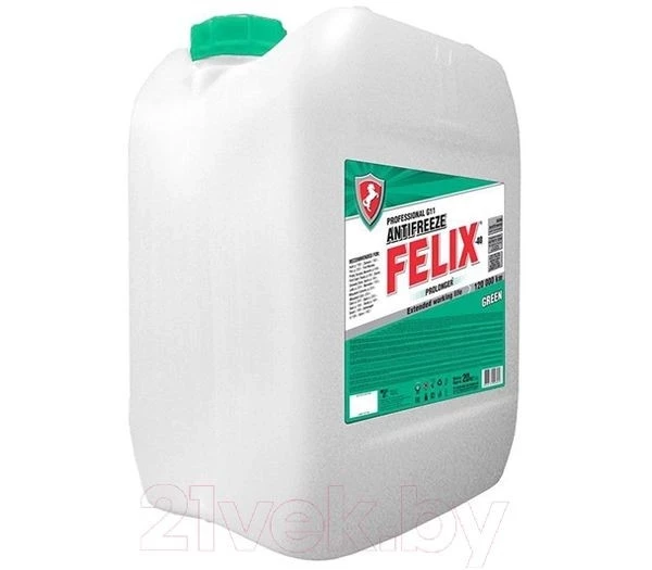 Антифриз Felix Prolonger концентрат G11 -40°С зеленый 20 кг