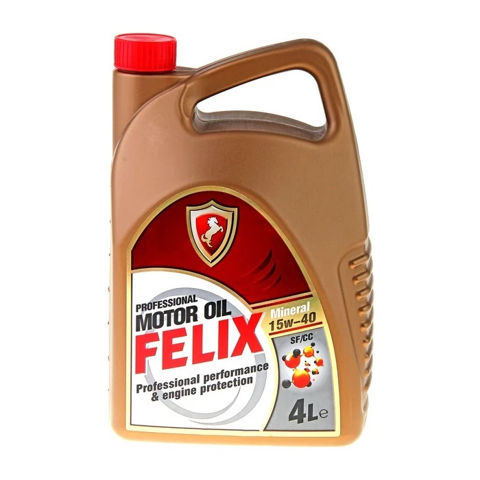 Моторное масло Felix 15W-40 минеральное 4 л