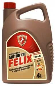 Моторное масло Felix 10W-40 полусинтетическое 4 л