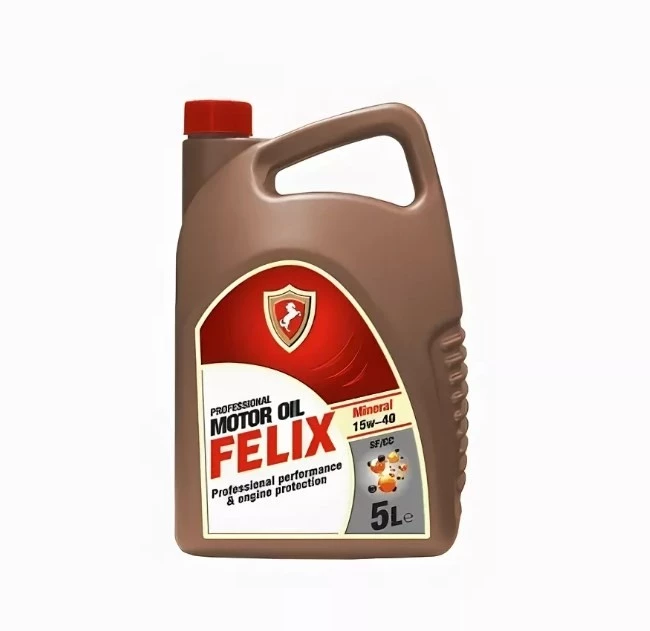 Моторное масло Felix 15W-40 минеральное 5 л