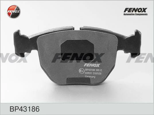 Колодки тормозные дисковые Fenox BP43186