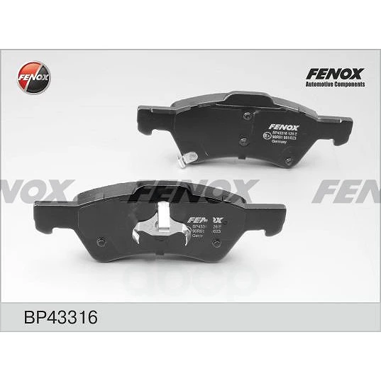 Колодки тормозные дисковые Fenox BP43312