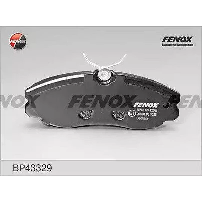 Колодки тормозные дисковые Fenox BP43329