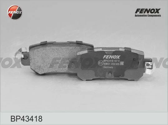 Колодки тормозные дисковые Fenox BP43418