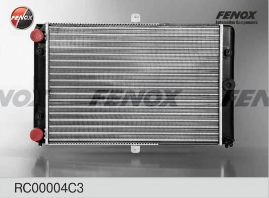 Радиатор системы охлаждения 2108 (алюм.) универсальный FENOX