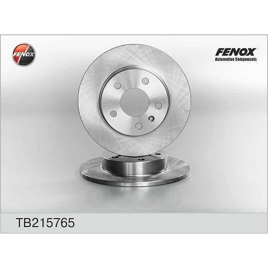 Диск тормозной задний Fenox TB215765