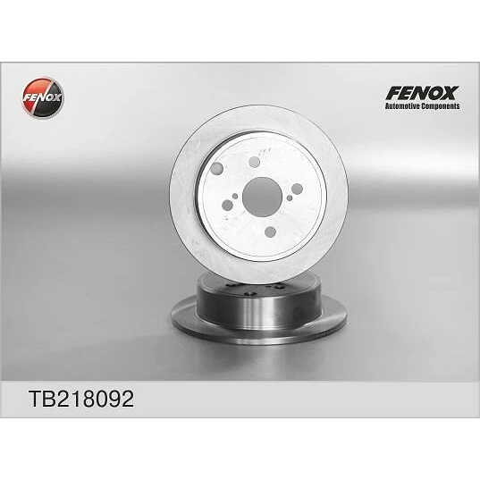 Диск тормозной задний Fenox TB218092