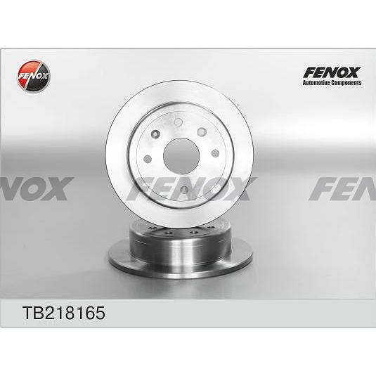 Диск тормозной задний Fenox TB218165