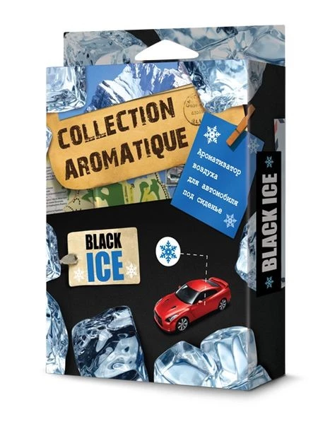 Ароматизатор под сиденье (Black ice/Черный лед) (200 мл) COLLECTION AROMATIQUE