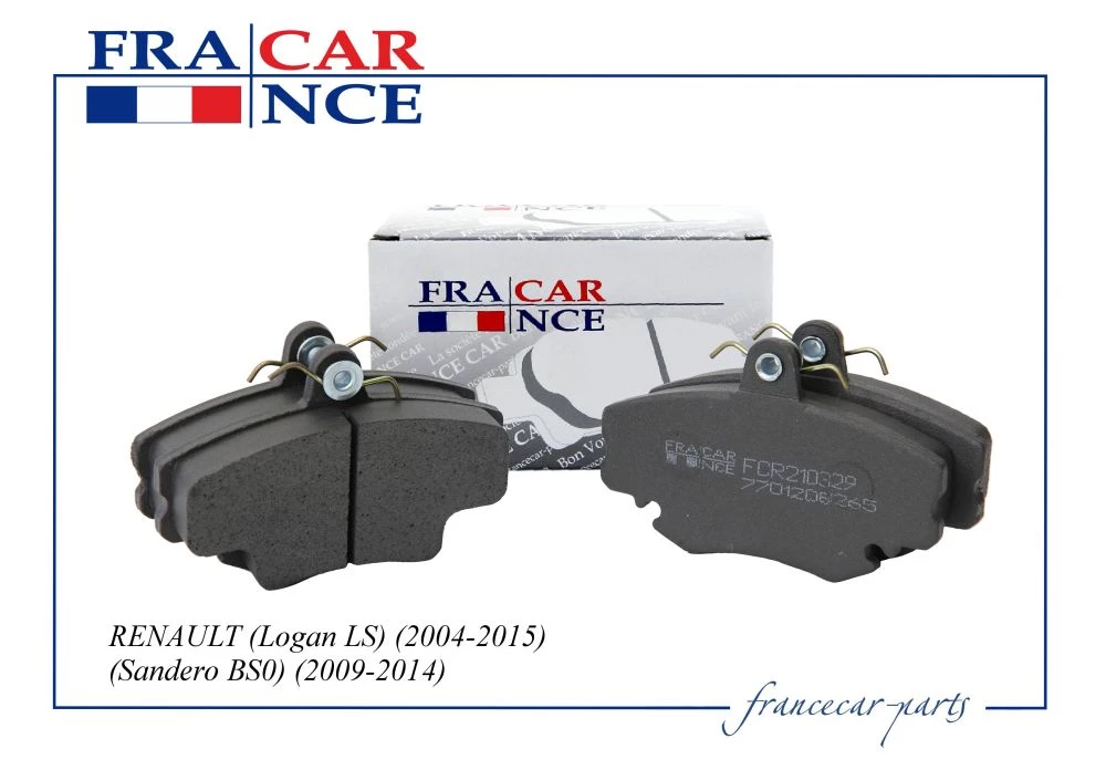 Колодка дискового тормоза FranceCar FCR210329