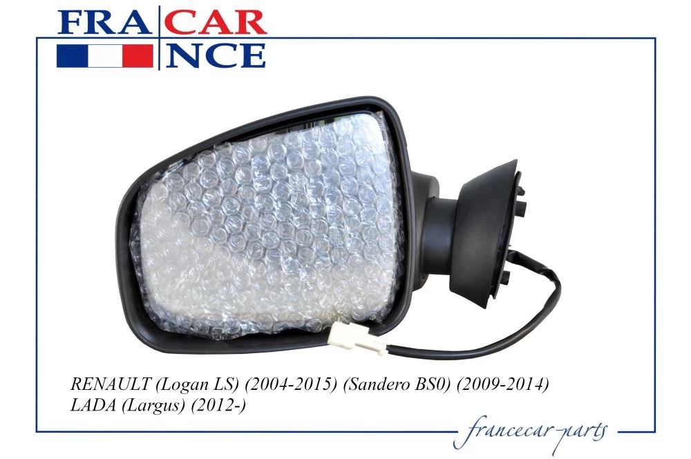 Зеркало заднего вида большое электро левое FranceCar FCR210365