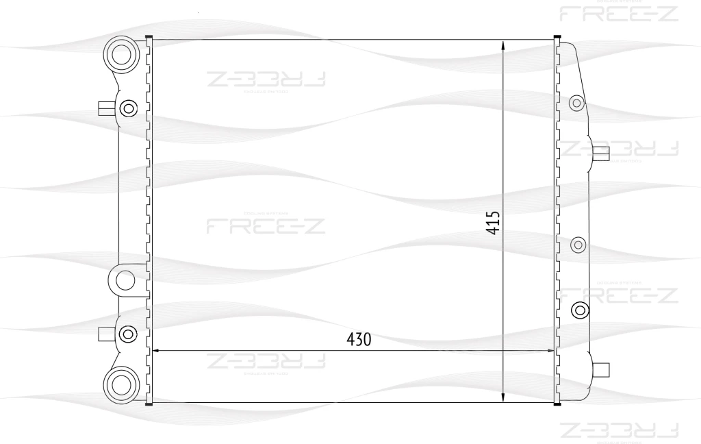 Радиатор охлаждения Free-z KK0189
