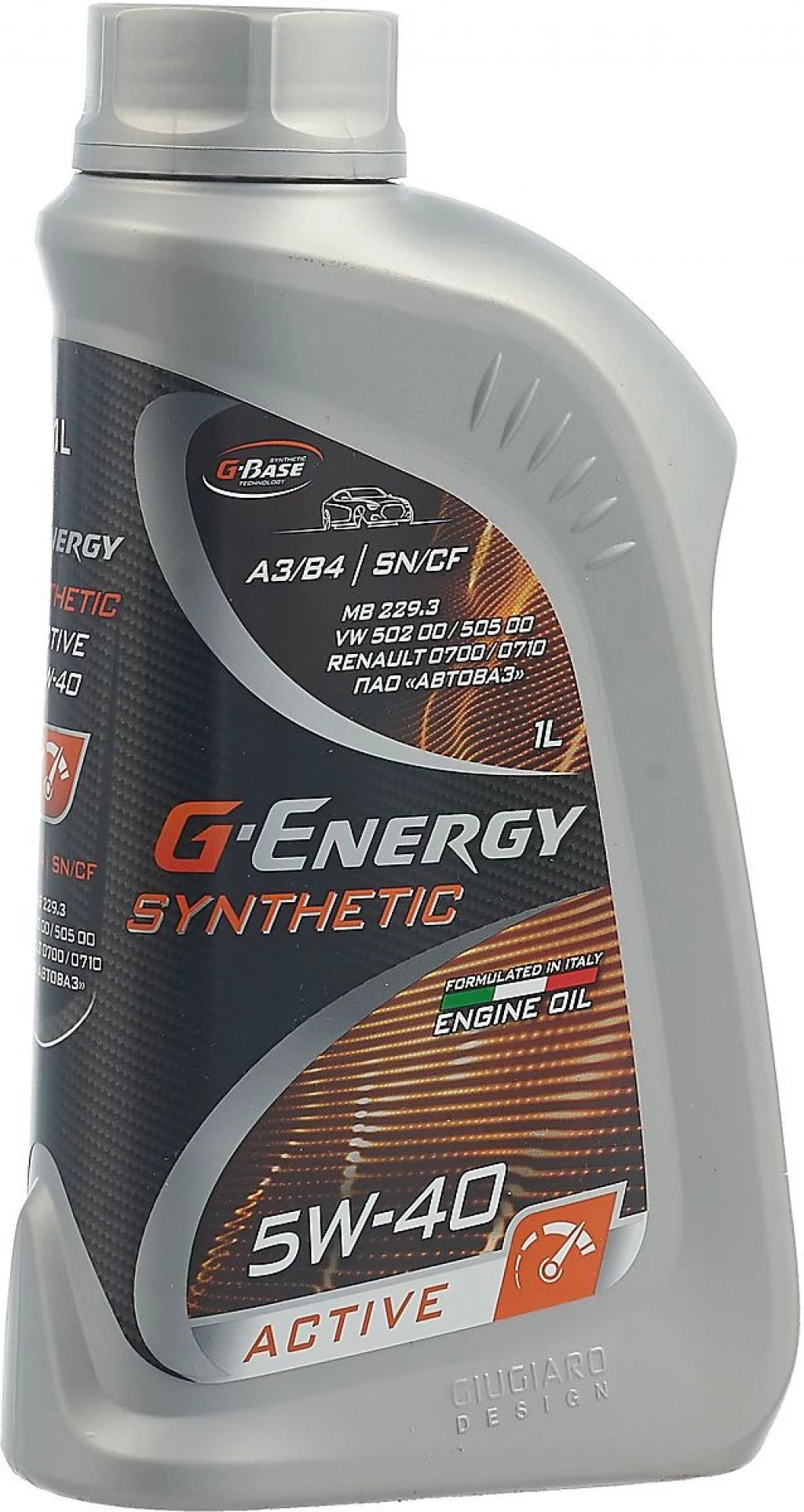 Моторное масло G-Energy Synthetic Active 5W-40 синтетическое 1 л