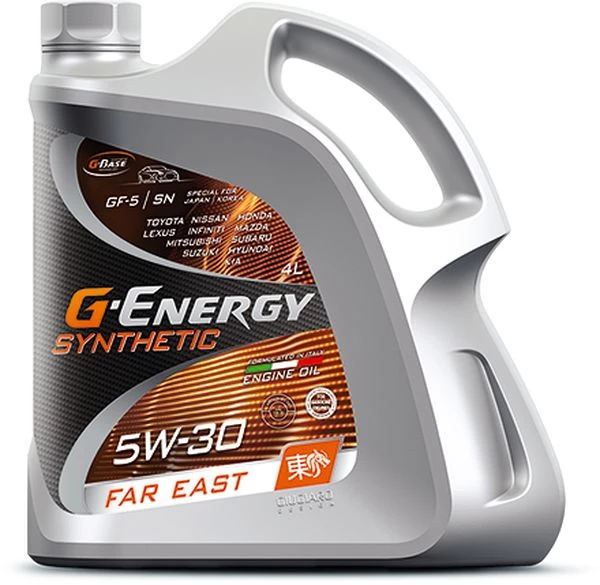 Моторное масло G-Energy Synthetic Far East 5W-30 синтетическое 4 л
