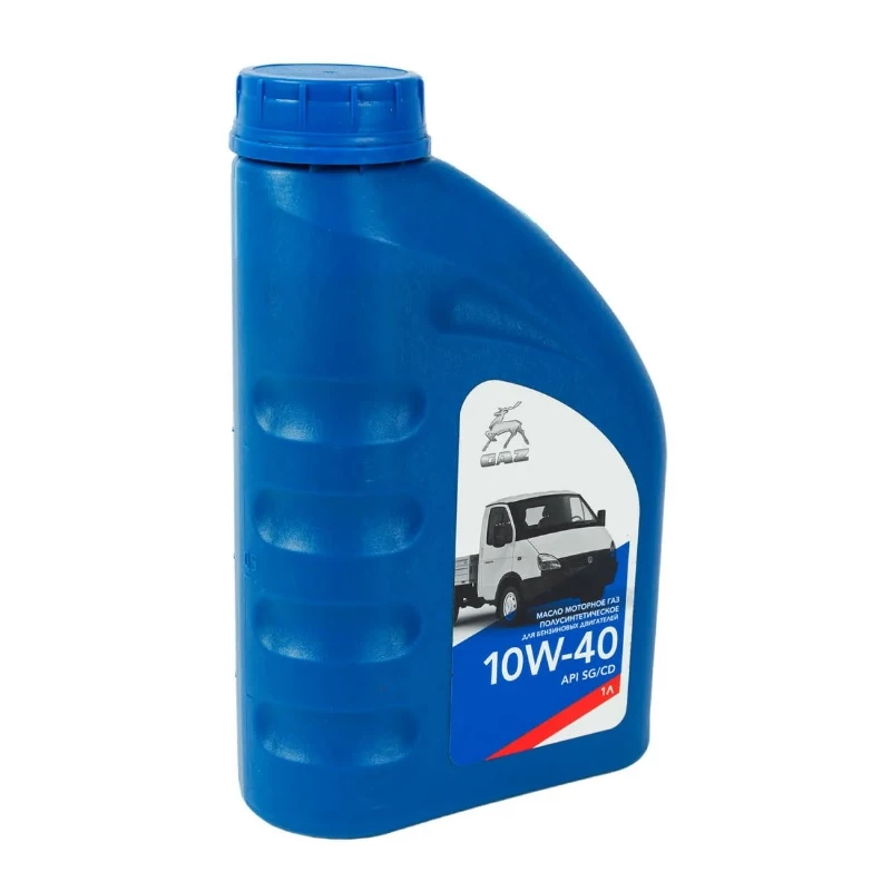 Моторное масло GAZ 10W-40 полусинтетическое 1 л