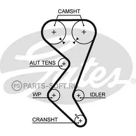Ремень ГРМ GATES 5528XS