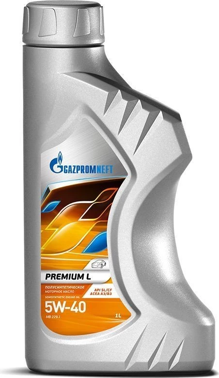 Моторное масло Gazpromneft Premium L 5W-40 полусинтетическое 1 л