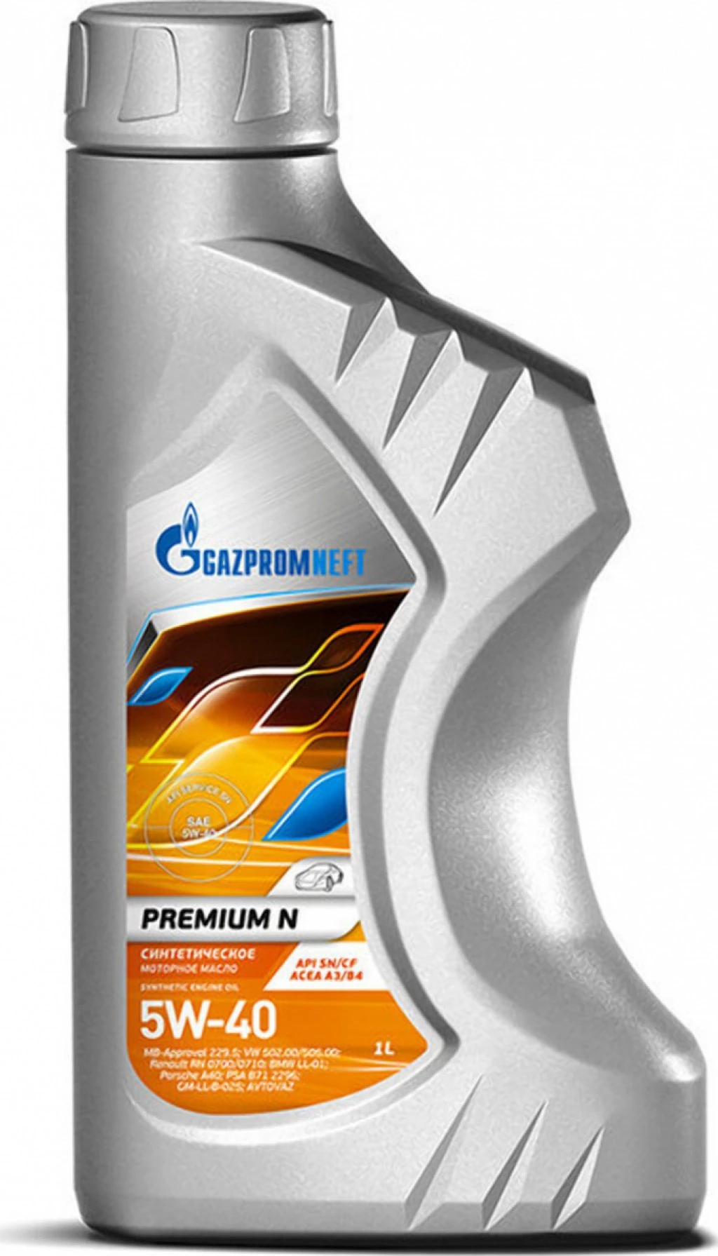 Моторное масло Gazpromneft Premium N 5W-40 синтетическое 1 л