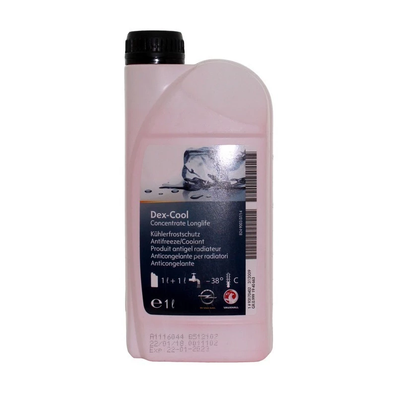 Антифриз General Motors Long Life Coolant концентрат G12 -38°С красный 1 л