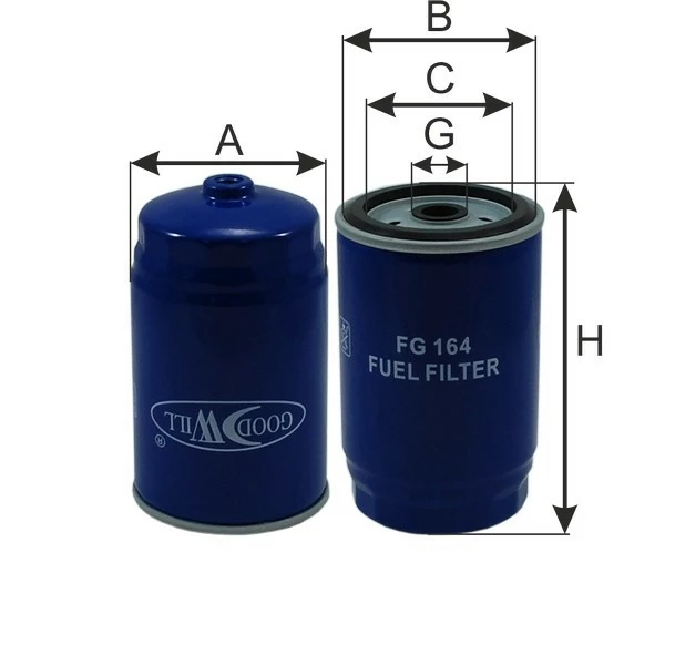 Фильтр топливный GOODWILL FG164