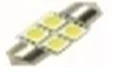 Лампа светодиодная Grande Light C5W 12V, GL-12-C5W-4SMD-5050-31, 1 шт