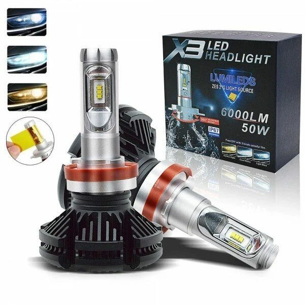 Лампа светодиодная Grande Light X3 H11, GL-X3-H11, 2 шт