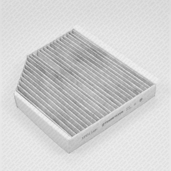Фильтр салона (угольный) AUDI A4A5Q5 07-> Green filter IF0116K