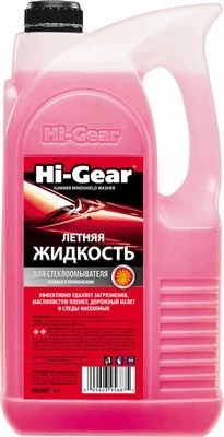 Жидкость для стеклоомывателя летняя Hi-Gear 4 л