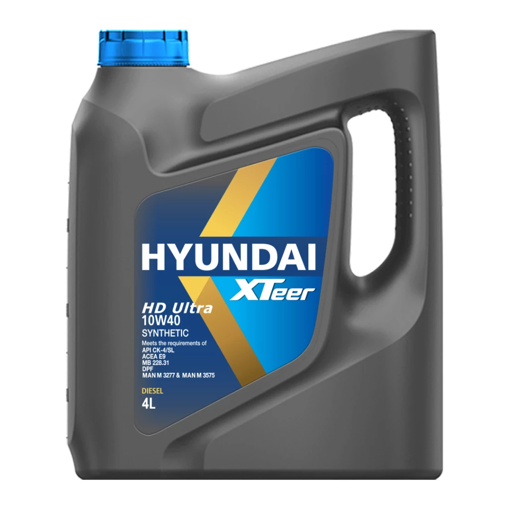Моторное масло Hyundai XTeer HD Ultra 10W-40 синтетическое 4 л