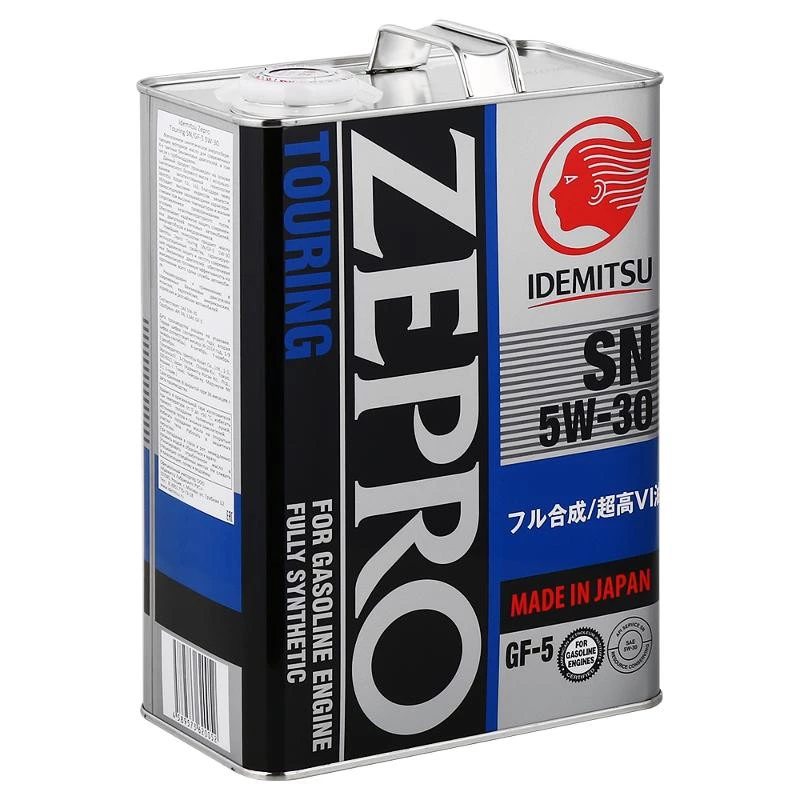 Моторное масло Idemitsu Zepro Touring 5W-30 синтетическое 4 л
