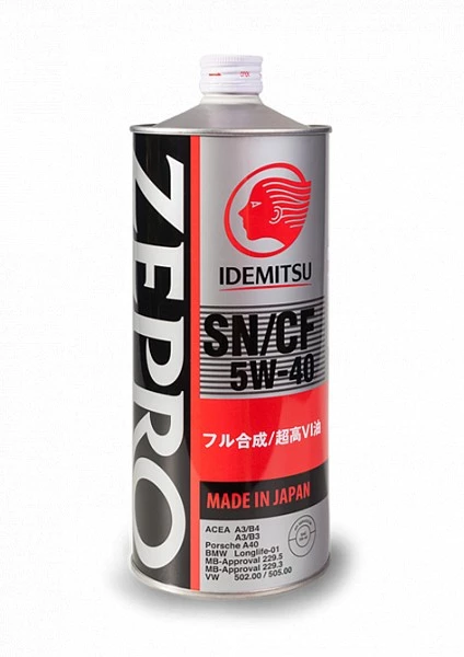 Моторное масло Idemitsu Zepro Euro Spec 5W-40 синтетическое 1 л