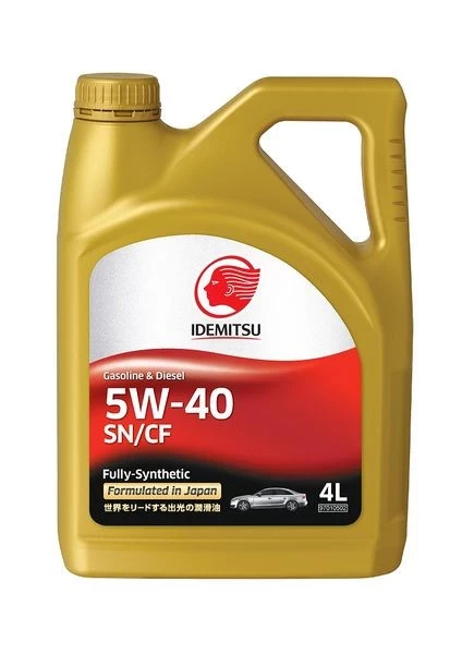 Моторное масло Idemitsu 5W-40 синтетическое 4 л.