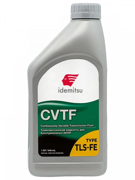 Масло трансмиссионное Idemitsu CVTF TYPE TLS-FE, 946 мл