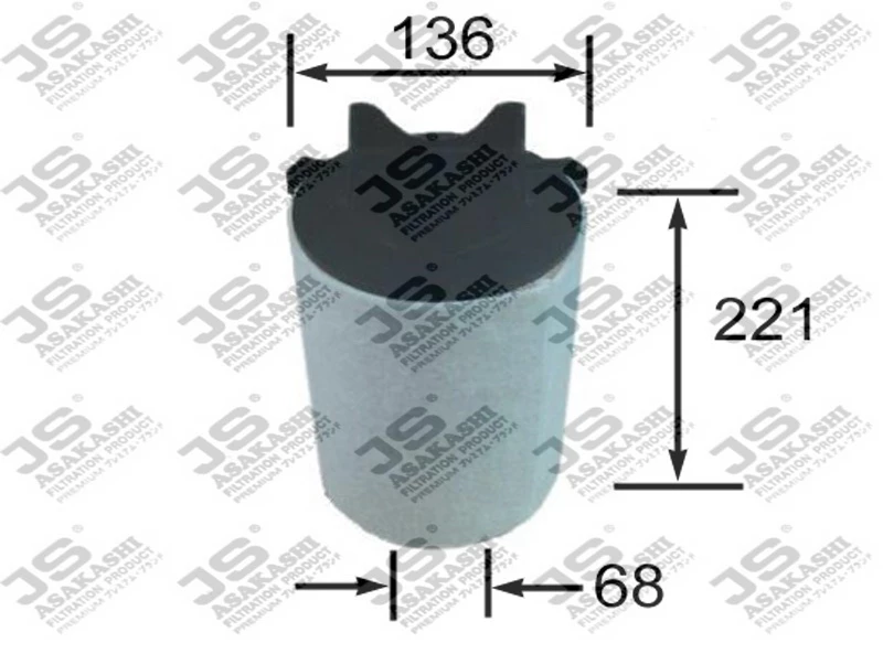 Фильтр воздушный JS Asakashi A0128