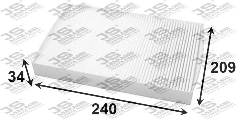 Фильтр салона JS Asakashi AC0111
