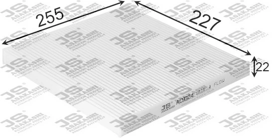 Фильтр салона JS Asakashi AC9324