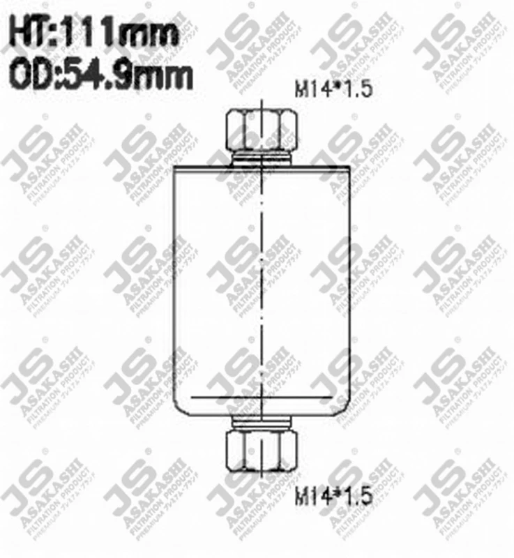 Фильтр топливный JS Asakashi FS613J