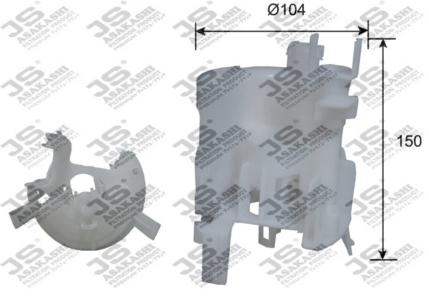 Фильтр топливный JS Asakashi FS8020A