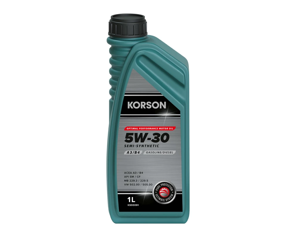 Моторное масло KORSON KS00091 5W-30 A3/B4 полусинтетическое 1 л