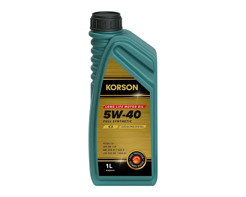 Моторное масло KORSON KS00111 5W-40 C3 синтетическое 1 л