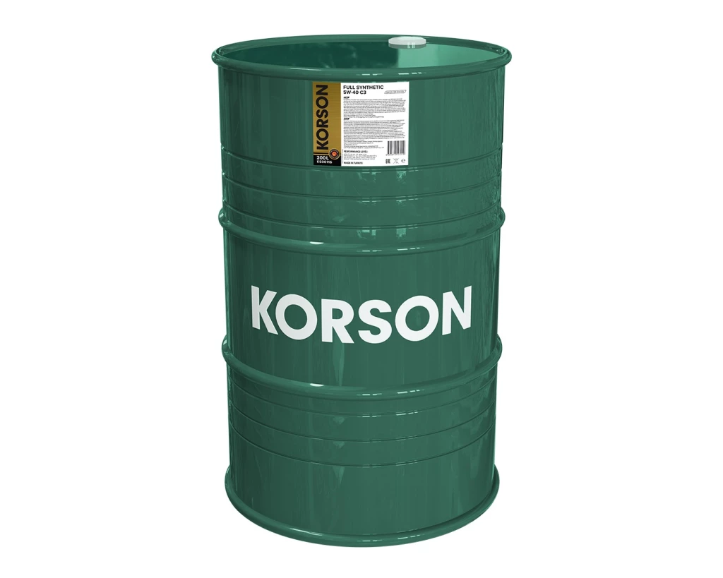 Моторное масло KORSON KS00116 5W-40 C3 синтетическое 200 л