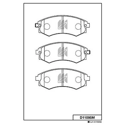 Колодки дисковые Kashiyama D11095M