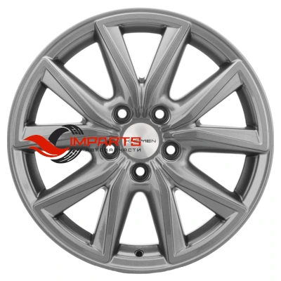 Колесный диск Khomen Wheels 7x17/5x114,3 ET50 D67,1 KHW1706 (CX-5/Seltos/Optima) Gray