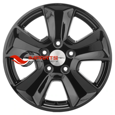 Колесный диск Khomen Wheels 6,5x16/5x114,3 ET50 D66,1 KHW1601 (Renault/Nissan) Black