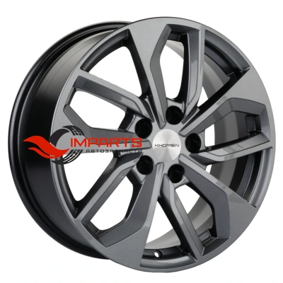 Колесный диск Khomen Wheels 7x17/5x114,3 ET39 D60,1 KHW1703 (RAV4) Gray