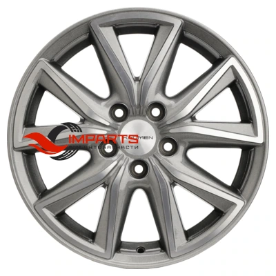 Колесный диск Khomen Wheels 7x17/5x114,3 ET39 D60,1 KHW1706 (RAV4) G-Silver-FP