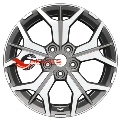 Колесный диск Khomen Wheels 7x17/5x112 ET40 D57,1 KHW1715 (Kodiaq/Tiguan) Gray-FP