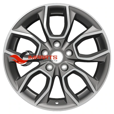 Колесный диск Khomen Wheels 7x17/5x114,3 ET47 D67,1 KHW1713 (SantaFe) Gray-FP