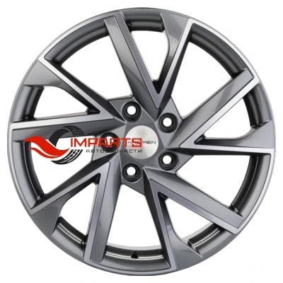 Колесный диск Khomen Wheels 7x17/5x114,3 ET45 D67,1 KHW1714 (CX-5/i40/X-Trail) Gray-FP